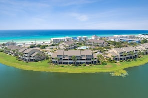 Exterior - Barefoot Bliss | Lakefront Villa Steps from Miramar Beach (Miramar Beach)