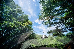 Blick von der Unterkunft