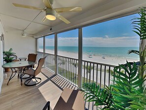 Outdoor dining - Pointe South 407 | Unwind by the Gulf, Stunning Views + Pool (Fort Myers Beach)