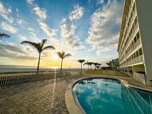 A heated pool - Pointe South 504 | Newly Reno, Stunning Gulf Views + Pool (Fort Myers Beach)