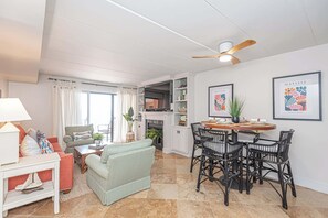 TV, DVD player, offices - Bayfront Condo with Pool (Ocean City)