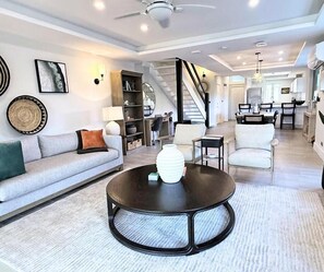 Villa, 3 habitaciones, cocina, vistas al mar | Zona de estar