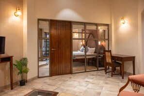 Junior Suite, Balcony, Pool View | Down duvets, minibar, in-room safe, blackout curtains - Parkwood Exotica Resort  (Alibag)