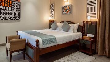 Smekmånadssvit - utsikt mot trädgården