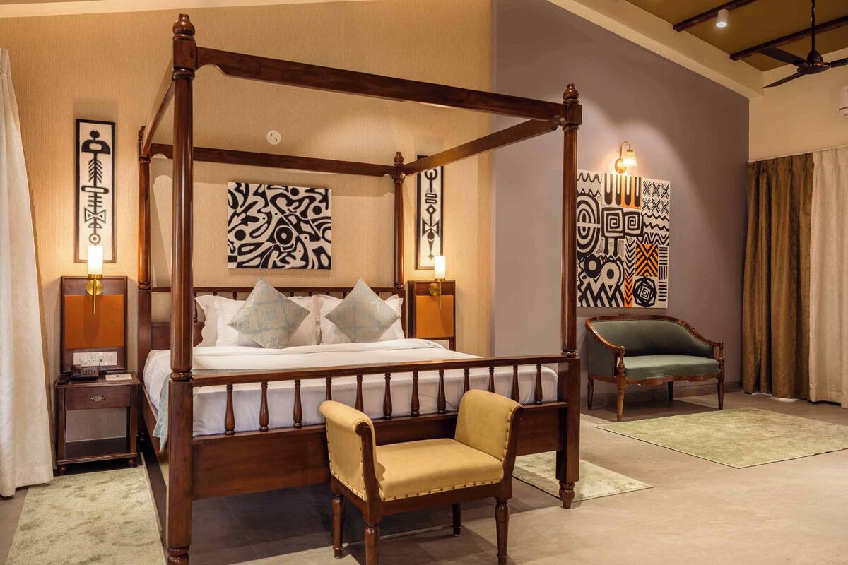 Suíte romântica, sacada, vista para a montanha