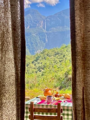 Comfort Room, Valley View | Outdoor dining - La Casa de Mario - Gocta (Cocachimba)
