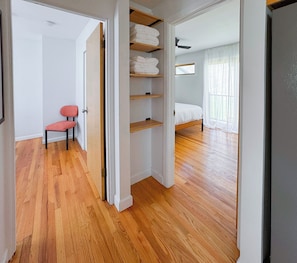 2 bedrooms, iron/ironing board, travel crib, free WiFi