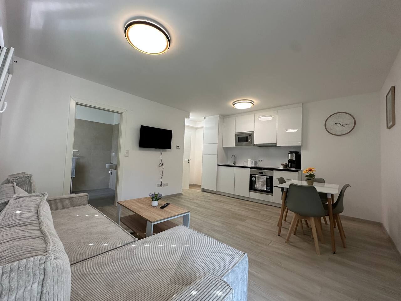 Design-Apartment, Balkon | Wohnbereich