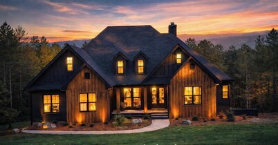 Luxury Farmhouse on 60 Acres - Sleeps 14 - Pet Friendly