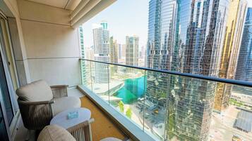 Deluxe-Apartment, 2 Schlafzimmer, Balkon, Seeblick | Blick vom Balkon