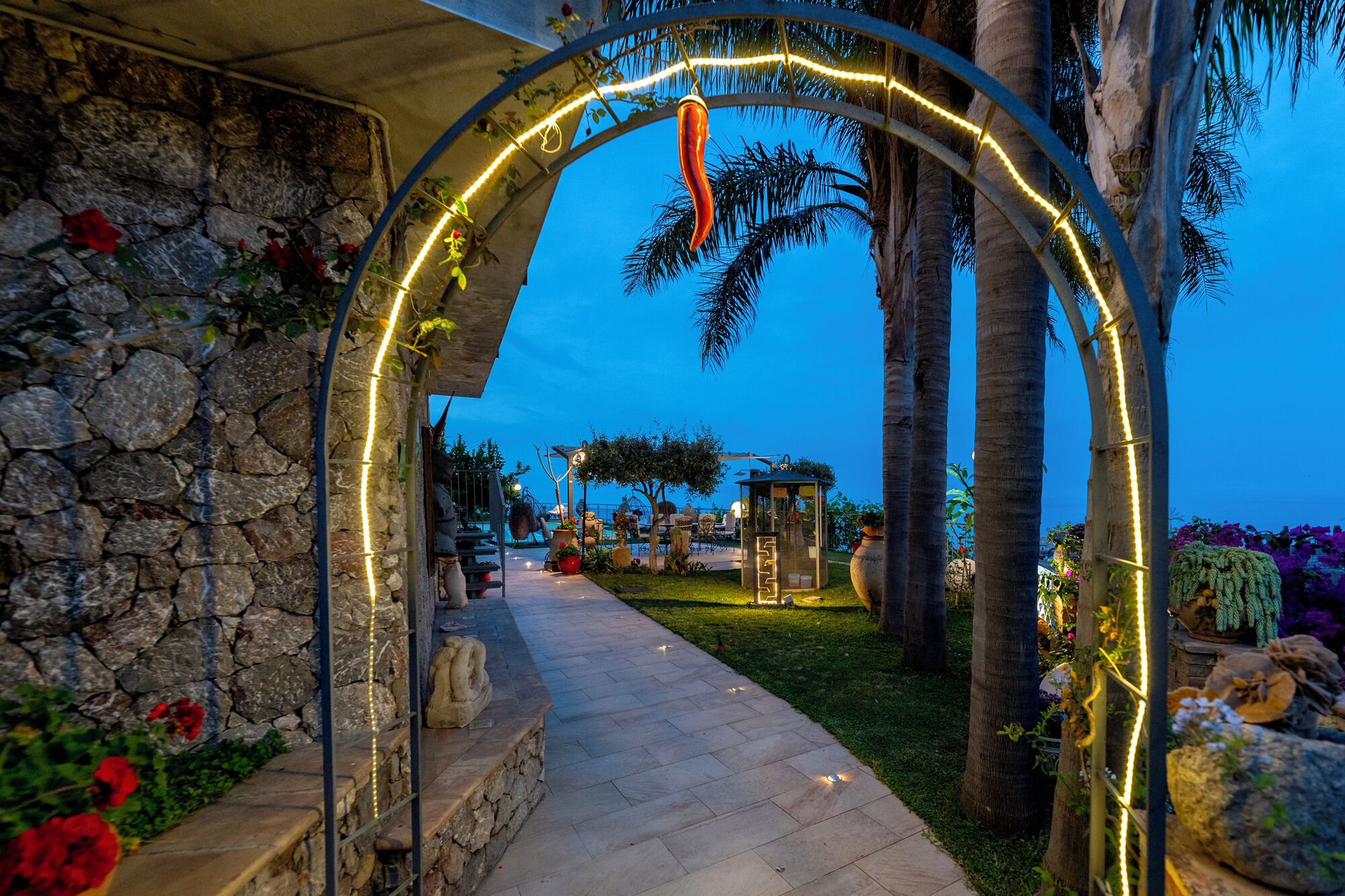 Overnattingsstedets uteområder