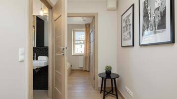 Desk, iron/ironing board, travel cot, WiFi