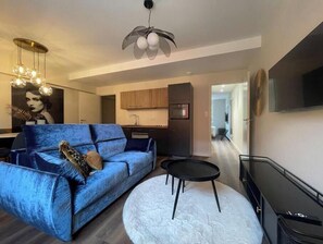 Living area - Suite "Art Déco" - 2/4 Pers (Niergnies)