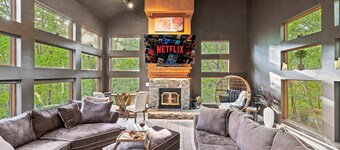 Waterfall Views Hot Tub Game Room Dog Friendly
