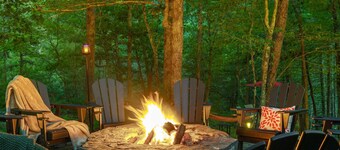 폭포 전망, 온수 욕조, 게임룸, 반려견 동반 가능