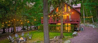 Poconos Speakeasy Hot Tub Dog-friendly Near Ski