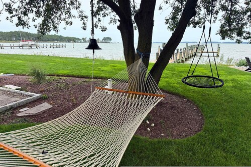 Modern Chesapeake Waterfront - Heated Pool - Dock