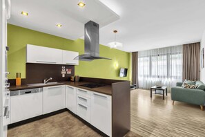 Private kitchen - Fresh Lime Apartment in City Center (Bratislava - Old Town)