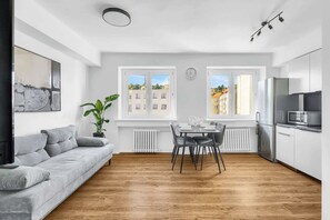 Living area - Panorama Apartment & Terrace in Bratislava Center (Bratislava - Old Town)