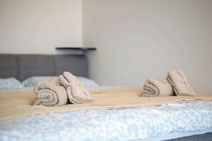 Iron/ironing board, WiFi, bed sheets