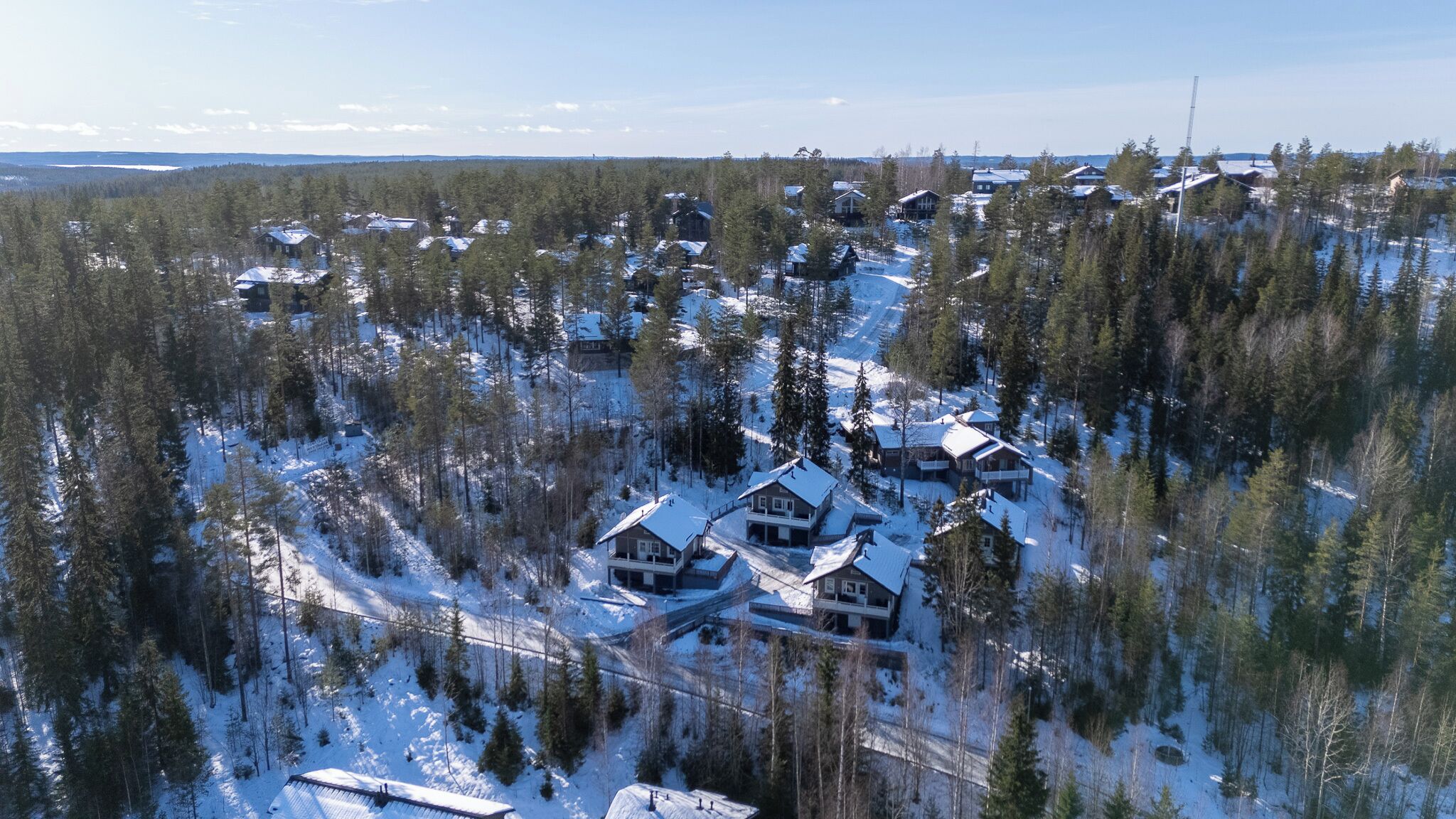 Vue sur la campagne depuis l’hébergement