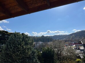 Vue depuis lâhĂ©bergement