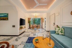 Apartment, 2 Bedrooms, Balcony | Living area - Staymaster Veridian Premium 2BR (Agarvada)