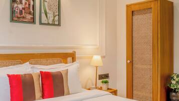 Apartemen, 2 kamar tidur, balkon | Brankas, setrika/meja setrika, dan Wi-Fi gratis