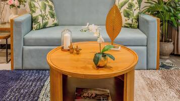 Apartment, 2 Bedrooms, Balcony | Living area