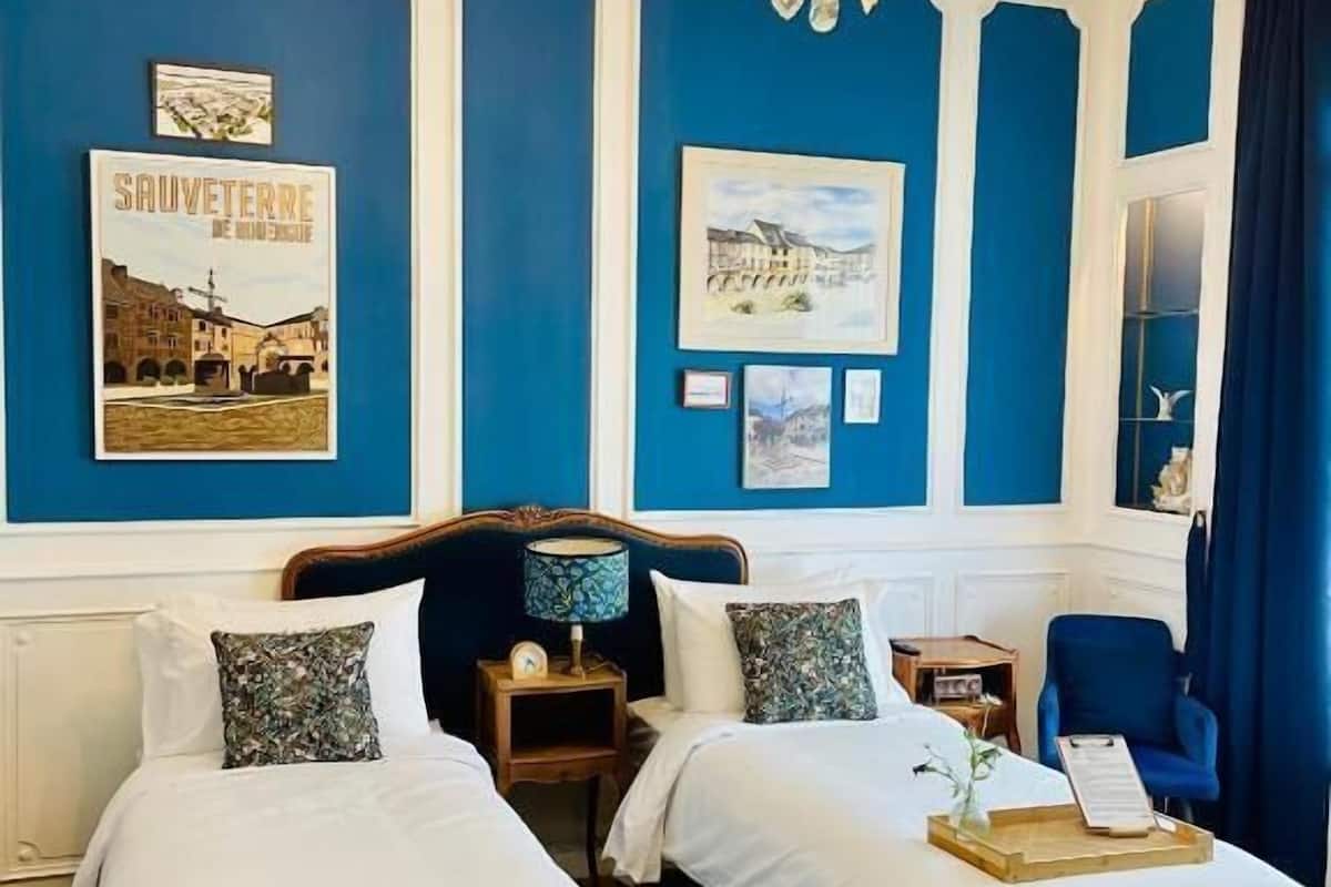 Deluxe dubbelrum - utsikt mot trädgården