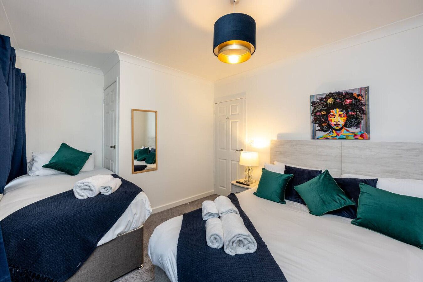 Iron/ironing board, travel cot, WiFi, bed sheets