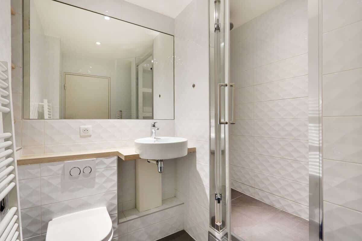 Een douche, een haardroger