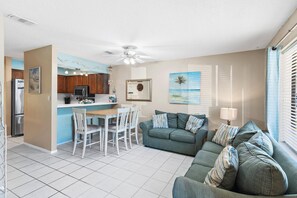 Condo, 1 Queen Bed with Sofa bed (Sandprints D3) | Living area - Sandprints D3 (Miramar Beach)