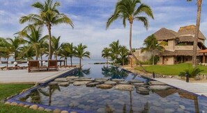 Indoor pool - Your Dream Vacation Awaits at our Beachfront Villa (Playa Blanca)