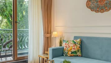 Apartment, 2 Bedrooms, Balcony | Living area