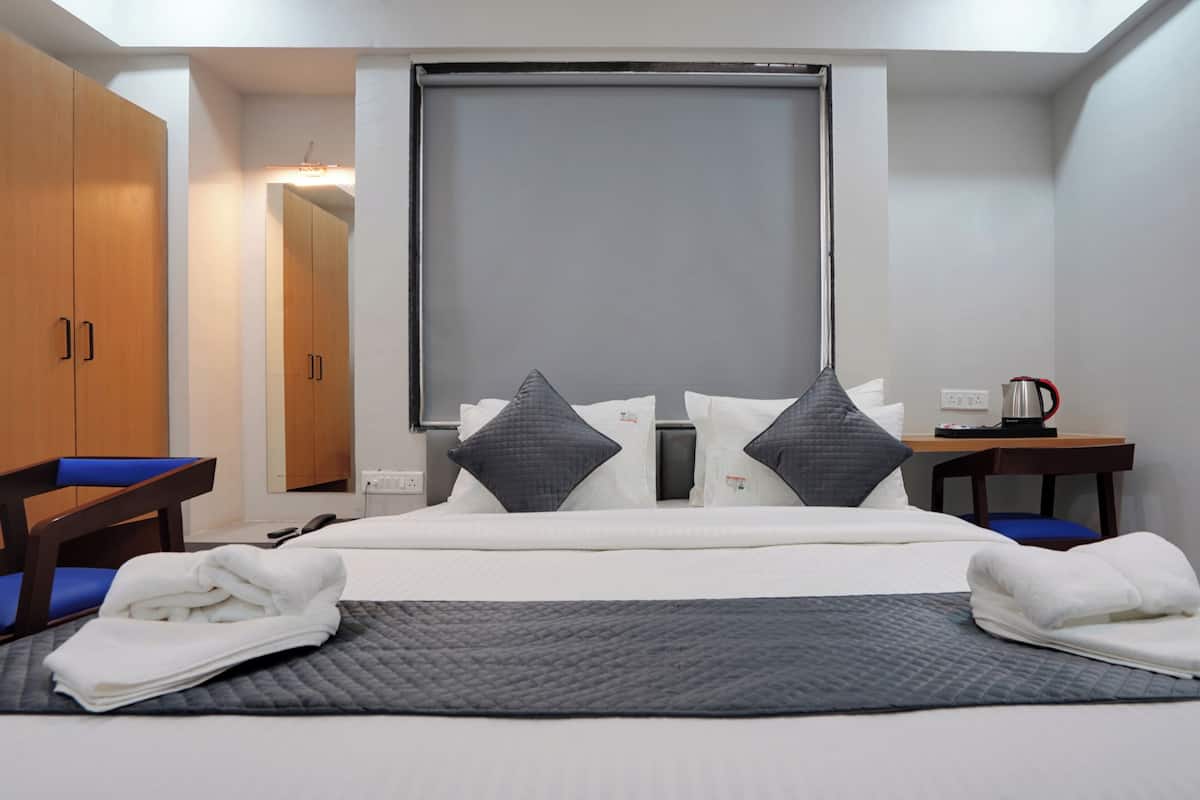 Chambre Double Deluxe, patio, vue ville