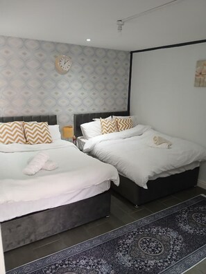 Appartement Familial, plusieurs lits, salle de bains privée, vue jardin