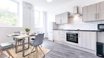 Microwave, oven, stovetop, toaster