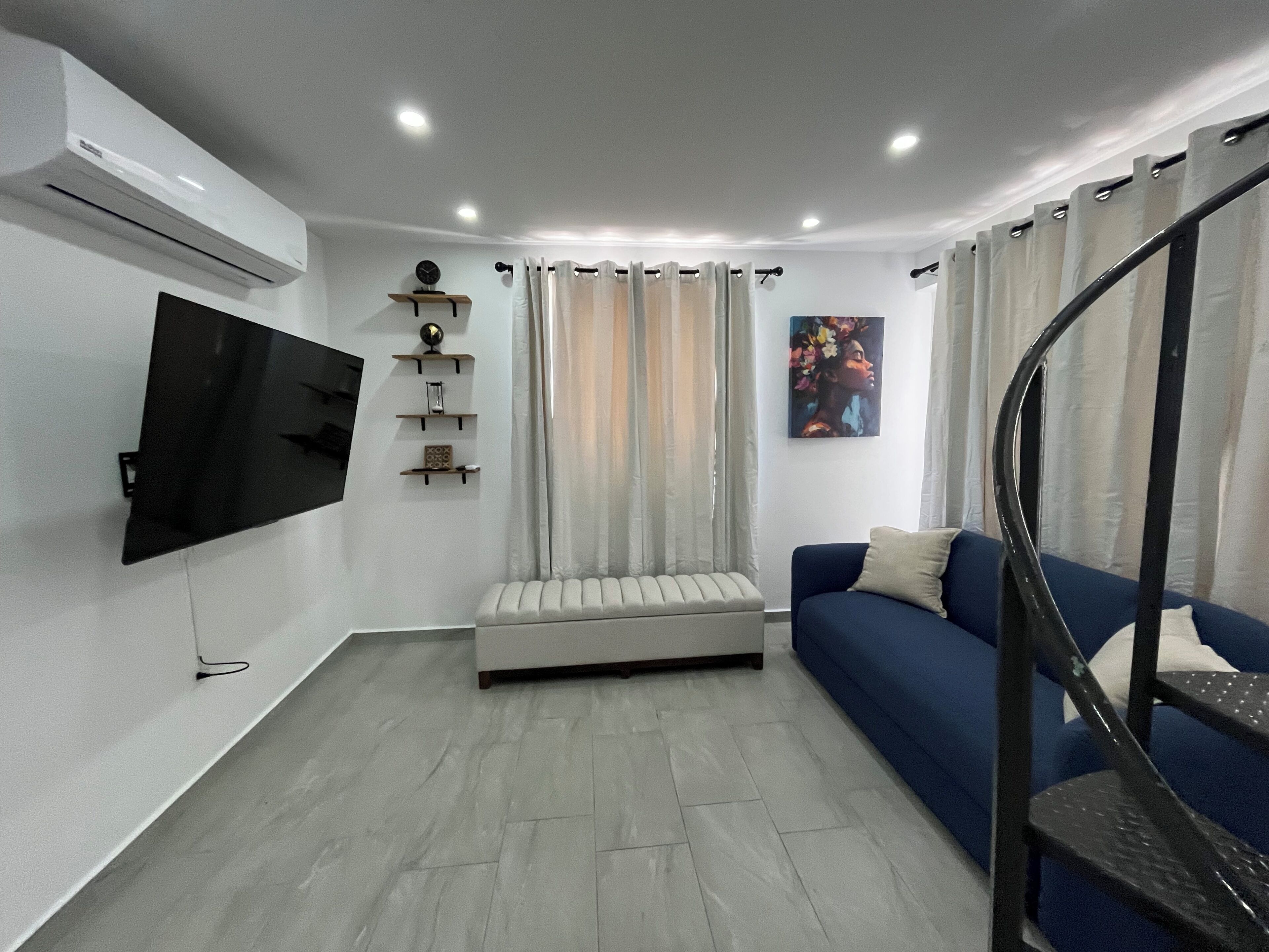 Deluxe-Apartment, Meerblick | Wohnbereich