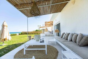 House, 5 Bedrooms, Smoking, Ocean View | Terrace/patio - Beach House Hammamet (Hammamet)