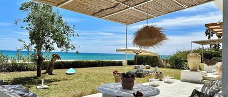 Talo, 5 makuuhuonetta, tupakointi sallittu, valtamerinäköala | Terassi/patio