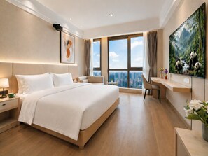 Superior Double Room, 1 King Bed | Down duvets, memory-foam beds, desk, laptop workspace - Anara Aparthotel Chengdu Chunxi Road (Chengdu)