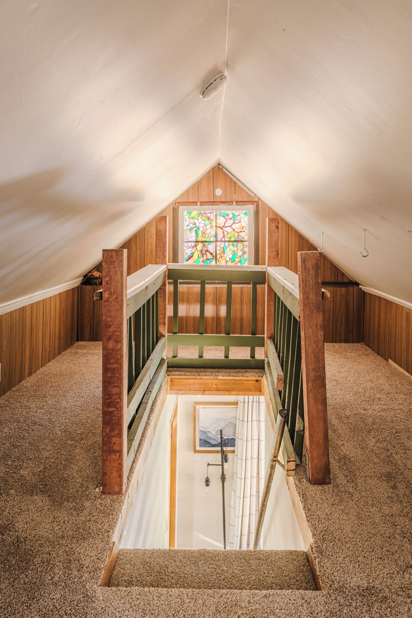 Hus - balkon - udsigt til have | Interiør