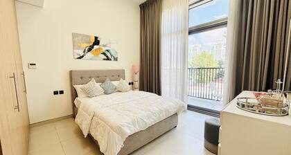 1-bedroom apartment with AC in vibrant Dubai