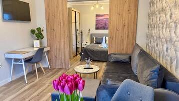 Suite familiar, balcón, vistas al jardín