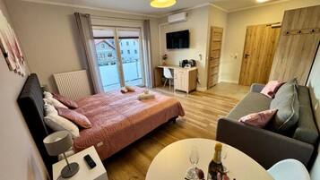 Dobbeltrom – deluxe, balkong, byutsikt