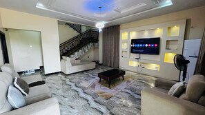 Living area - Prime Ville
Beautiful 2-bedroom offering comfort, convenience, and peaceful stay (Lugbe)