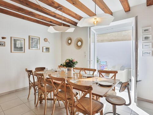 Maison de Charme au bord de mer avec Parking