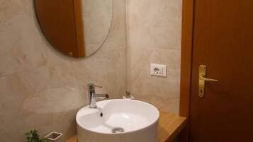 Towels, soap, toilet paper