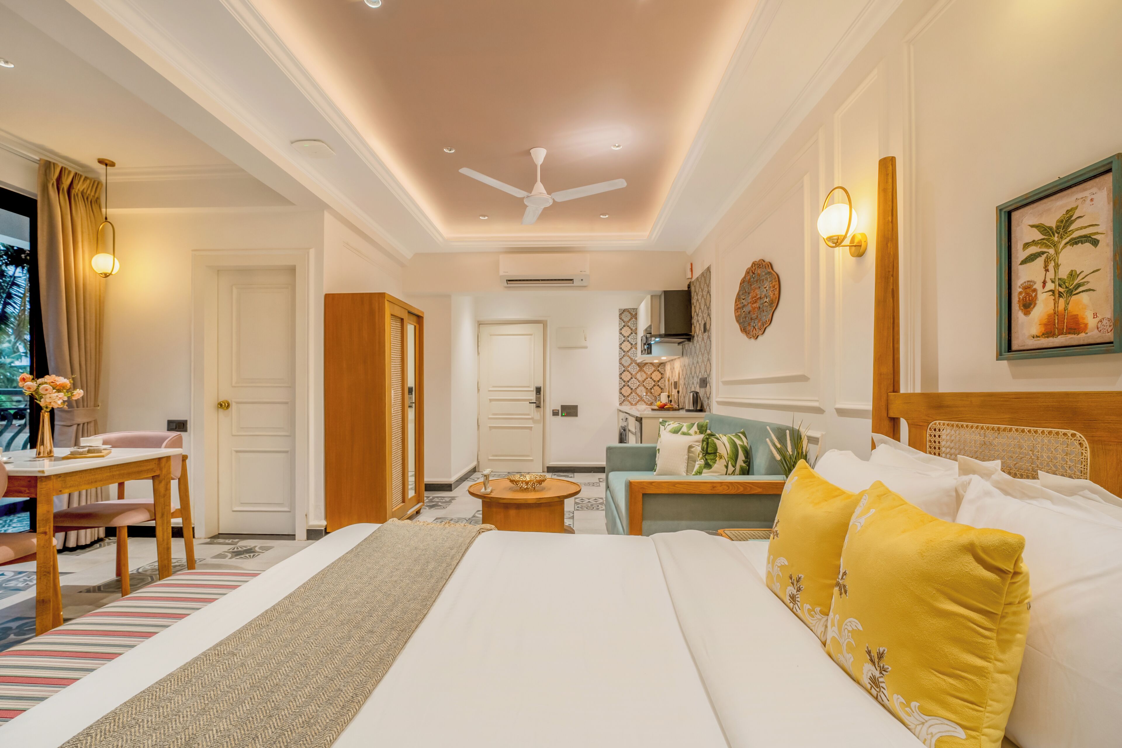 Apartment, 1 Bedroom, Balcony | In-room safe, iron/ironing board, WiFi (free)